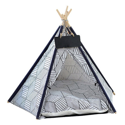 Large Pop Up Pet Dog Teepee Bed Tent