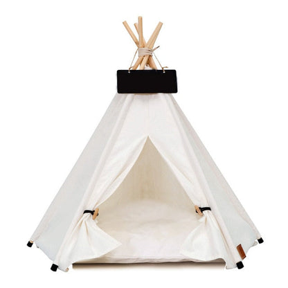 Large Pop Up Pet Dog Teepee Bed Tent