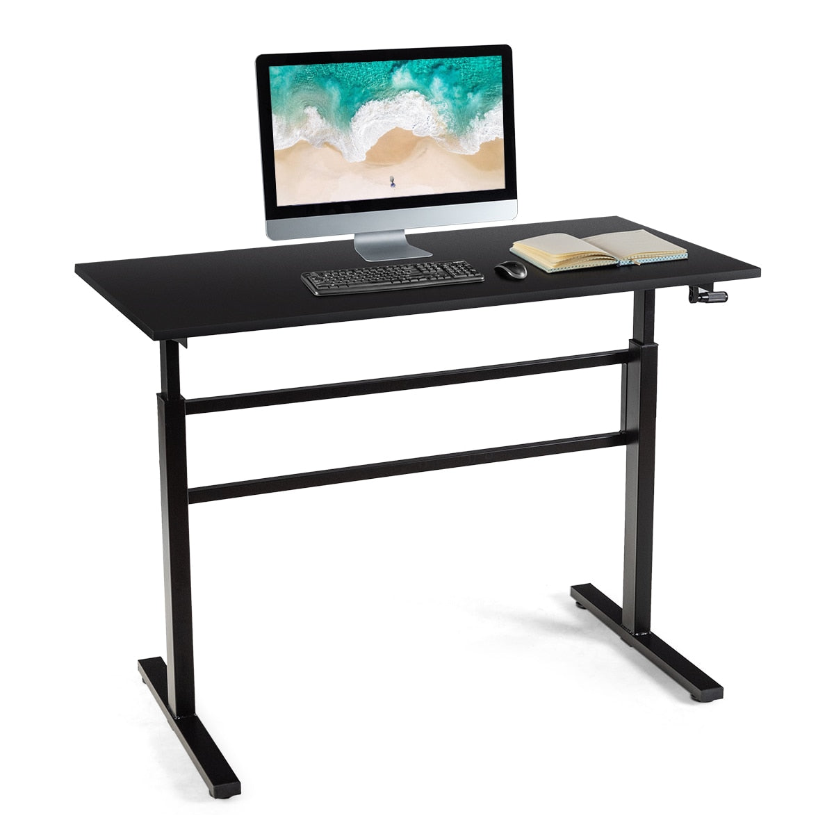 Large Spacious Height Adjustable Standing Computer Desk 47"