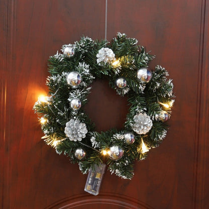 Artificial LED Lighted Christmas Hanging Wreath