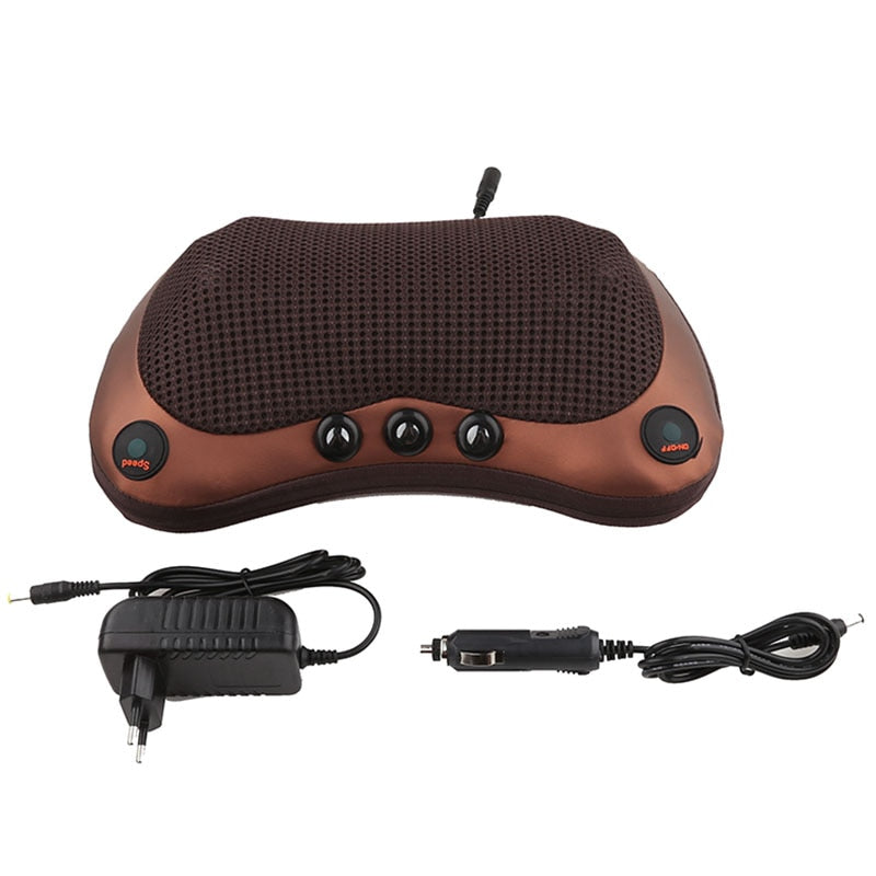 Portable Heated Electric Shiatsu Lower Back Massager.