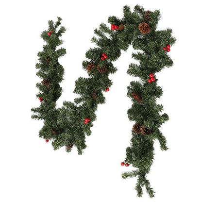 Large Holiday Christmas Pine Cone Mantle Garland