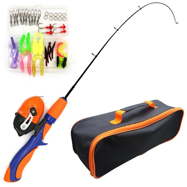 Kids Heavy Duty Telescopic Fishing Pole Kit