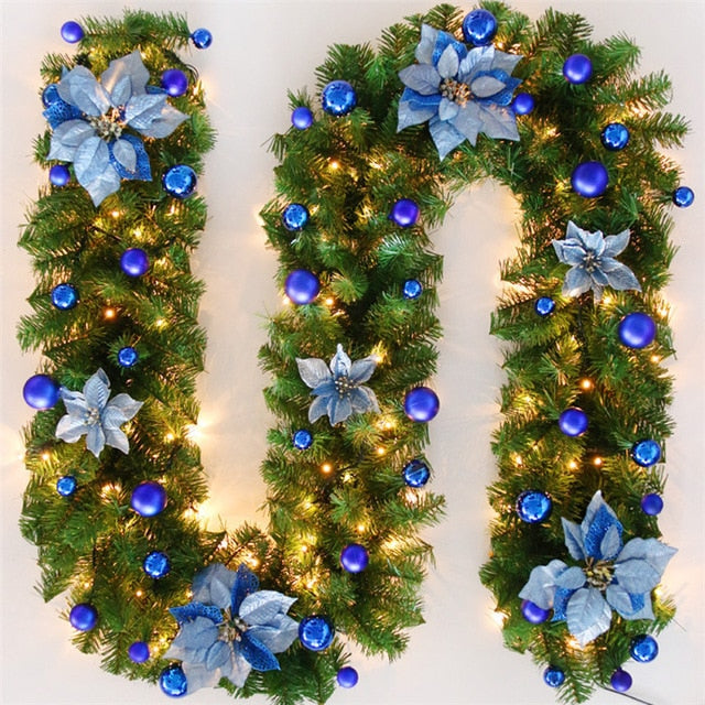 Premium Outdoor Christmas Decoration Garland 8 Ft