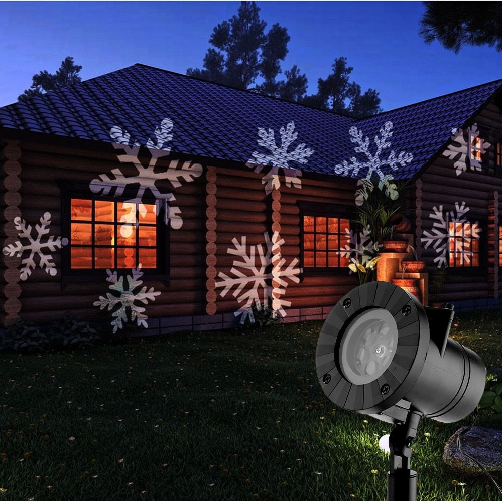 Animated Outdoor Christmas Holiday Laser Light Projector