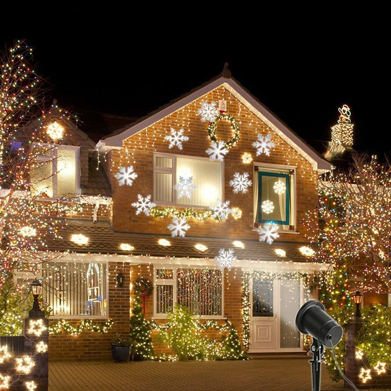 Animated Outdoor Christmas Holiday Laser Light Projector