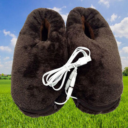 Comfortable Electric Heated Men / Women Slippers