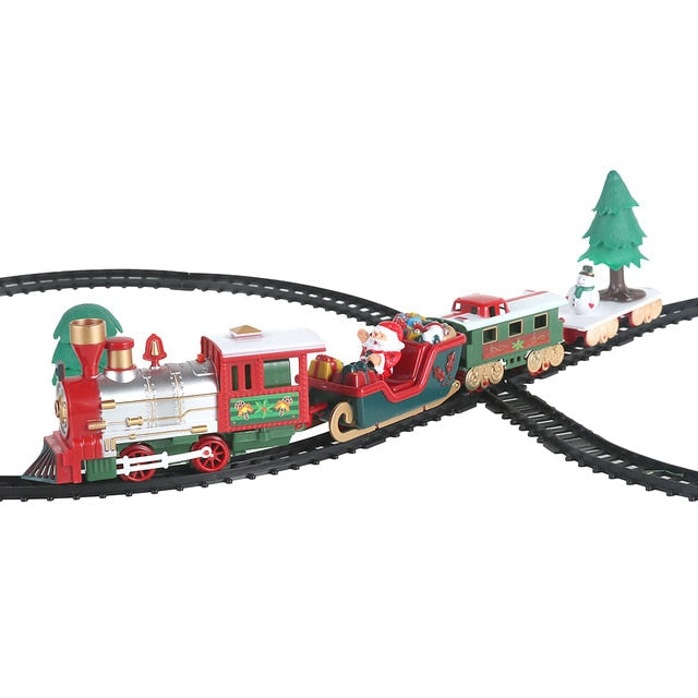 Kids Electric Christmas Toy Train Set