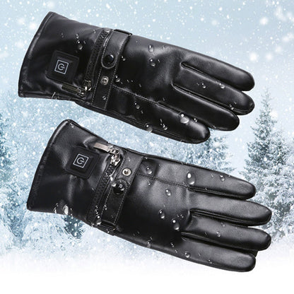 Electric Rechargeable Battery Heated Unisex Warming Gloves