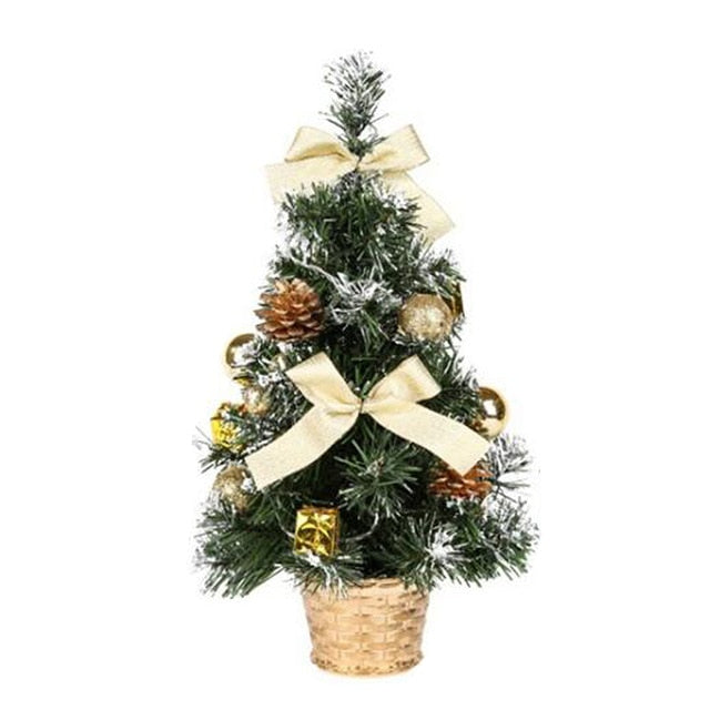 Small Prelit Artificial Tabletop Christmas Tree With Lights