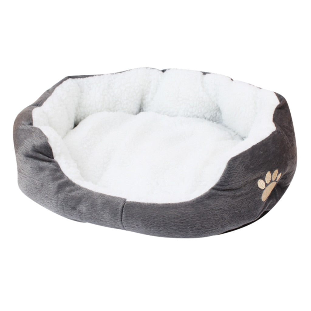 Small Comfy Washable Round Dog Bed