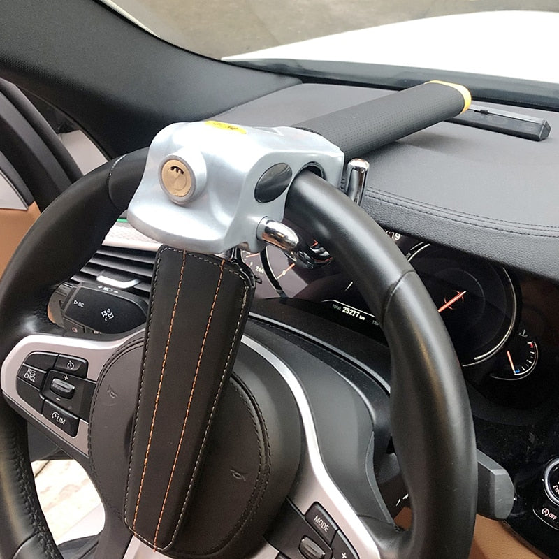 Foldable Car Steering Wheel Security Column Lock