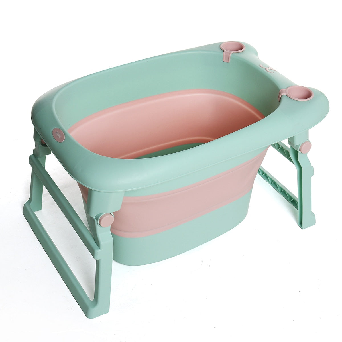 Large Portable Folding Collapsible Baby Bathtub