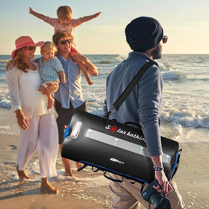 Large Outdoor Camping Solar Shower Bag With Pump