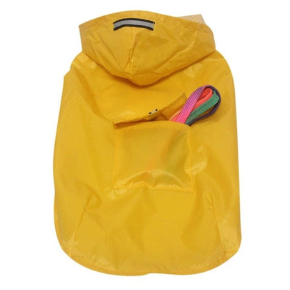 Heavy Duty Dog Raincoat Jacket With Hood