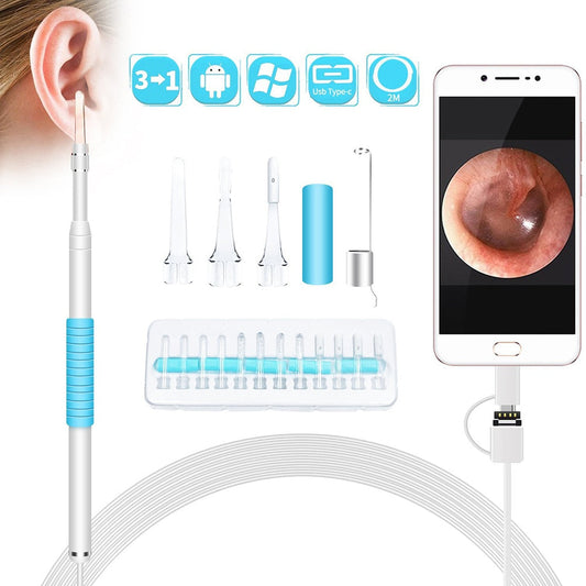 Premium Digital Phone Otoscope Camera 3 in 1