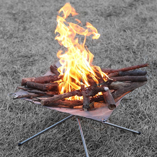 Portable Camping Bonfire Fire Ring Pit