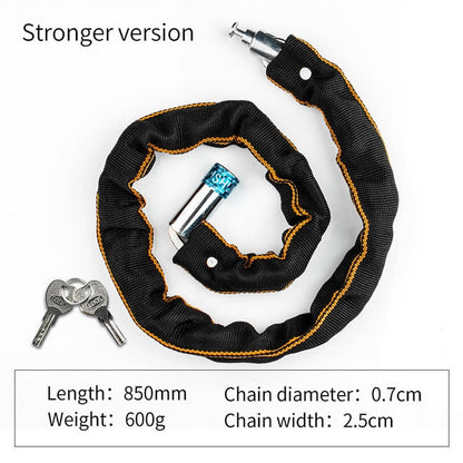 Foldable Bike Chain Cable Metal Lock