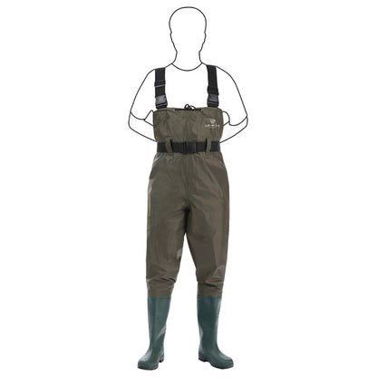 Premium Breathable Mens' Fishing Chest Waders With Boots