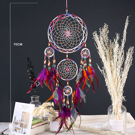 Large Crochet Native American Dream Catcher