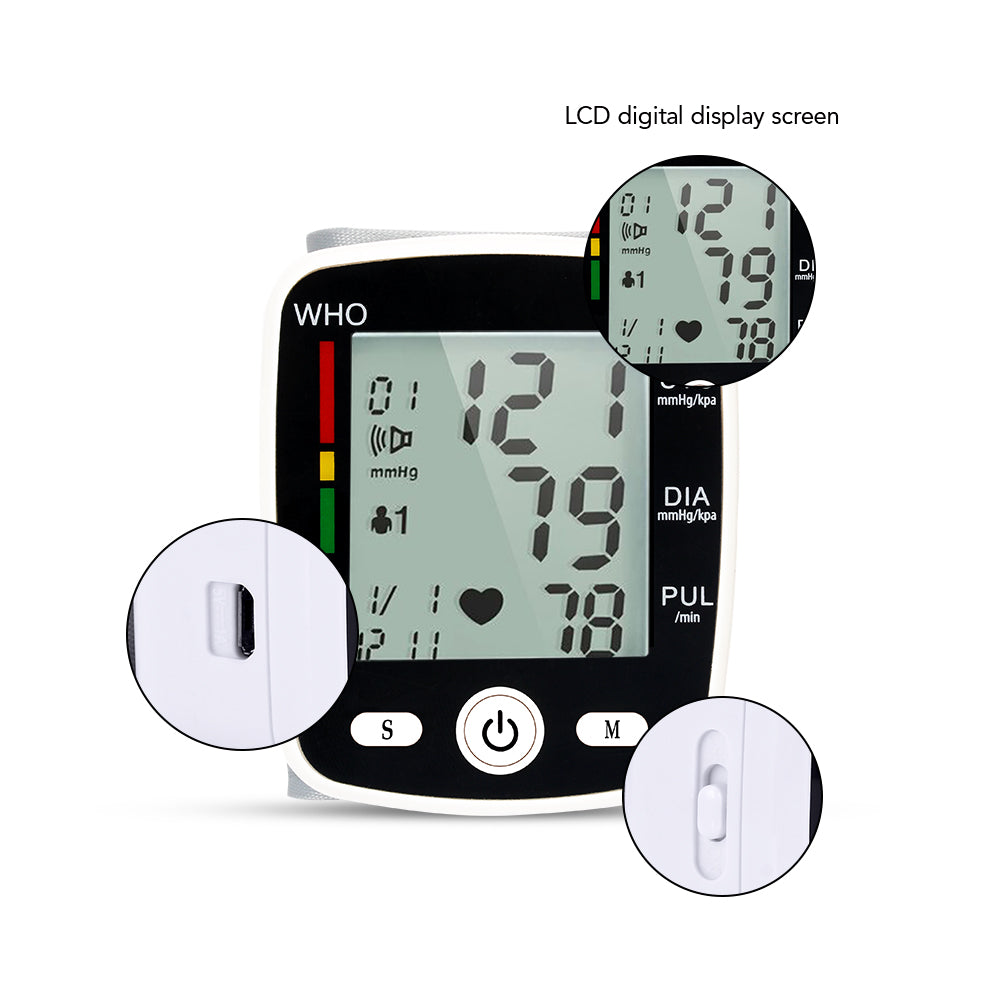 Wrist Blood Pressure Home Monitor Cuff.