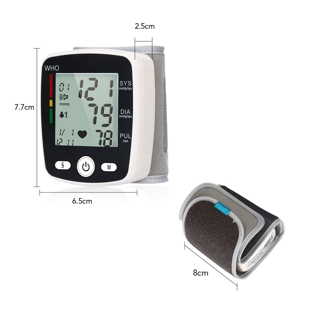 Wrist Blood Pressure Home Monitor Cuff.