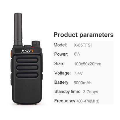 Long Range Waterproof Walkie Talkie Radio 400-470MHz