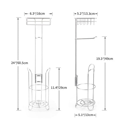 Free Standing Toilet Paper Roll Holder