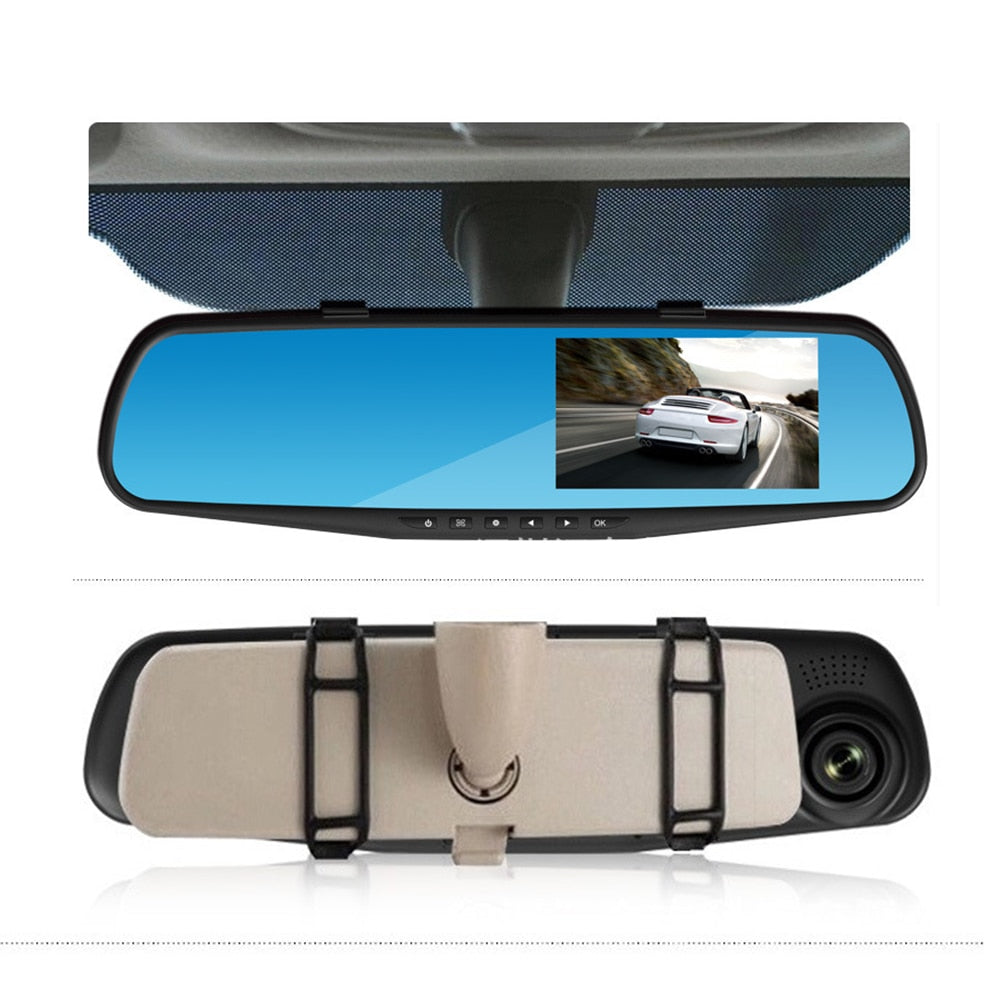 Backup Rearview Mirror Dash Camera For Car