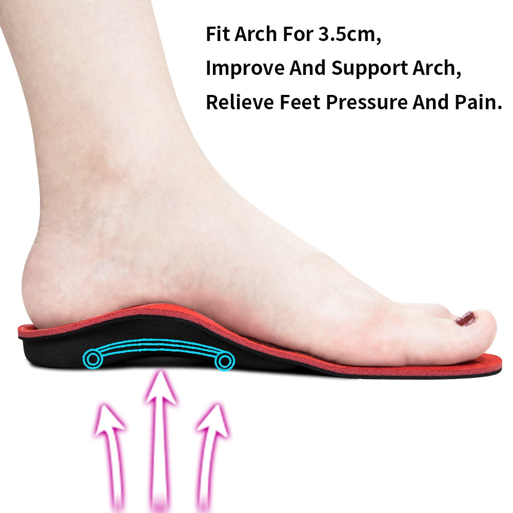 High Arch Support Inserts Flat Feet Shoe Insoles