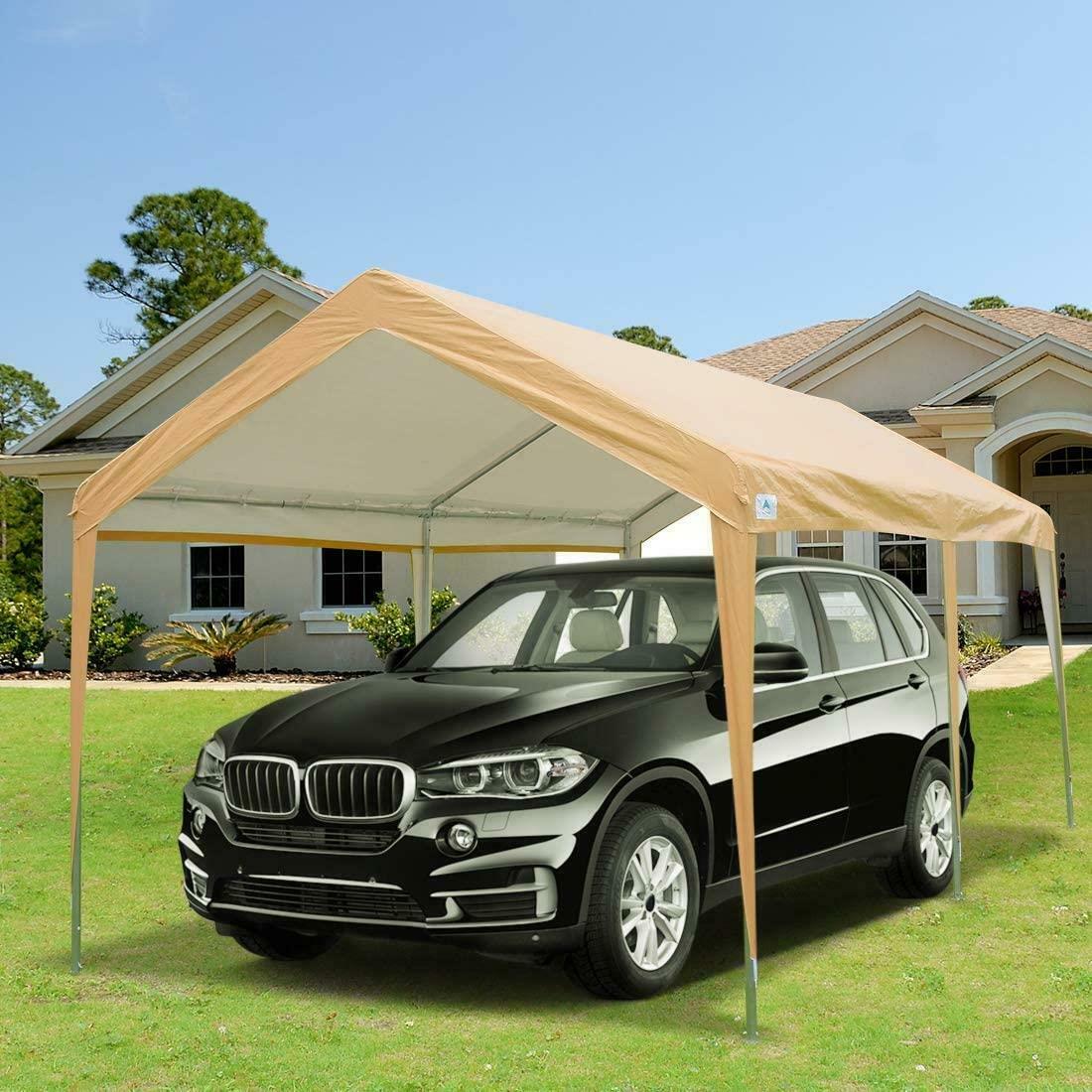 Portable Heavy Duty Carport Garage Canopy Tent 10' x 20'