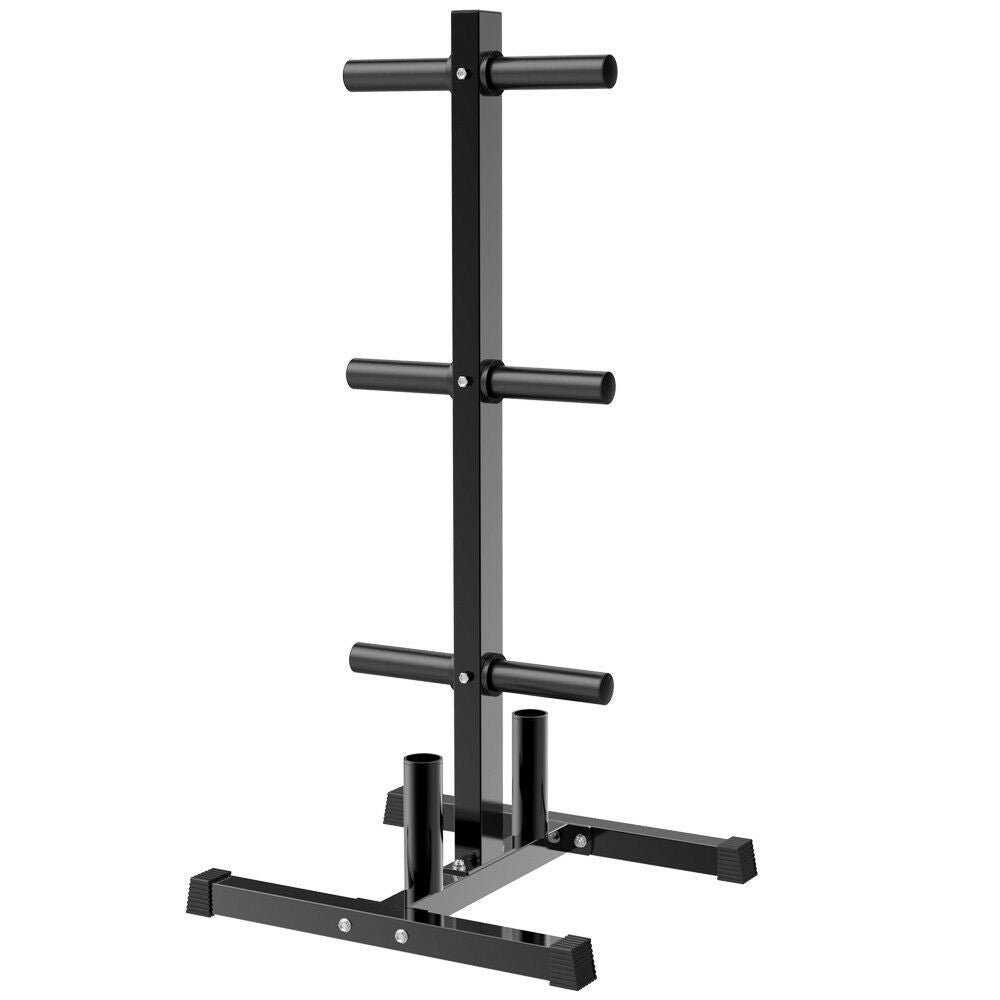 Heavy Duty Weighted Bumper Plate Storage Tree Rack 2"