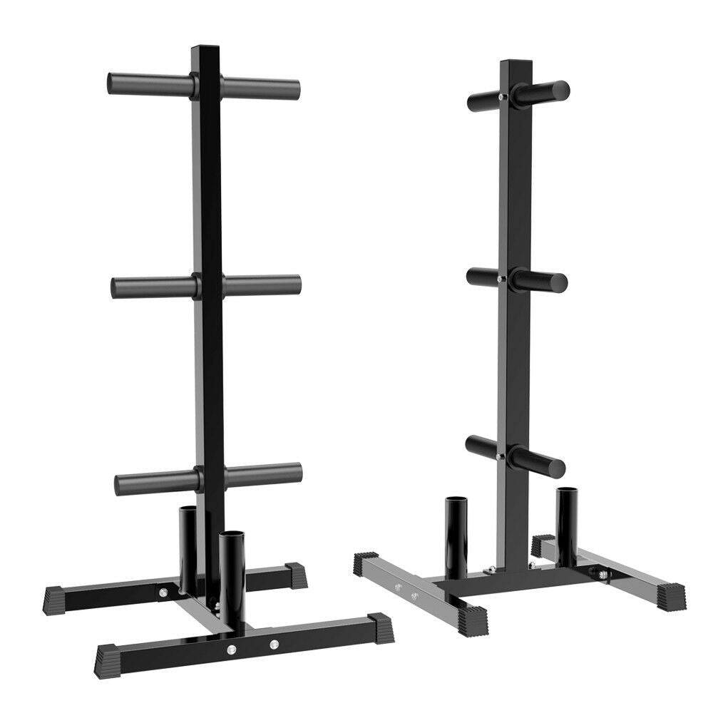 Heavy Duty Weighted Bumper Plate Storage Tree Rack 2"