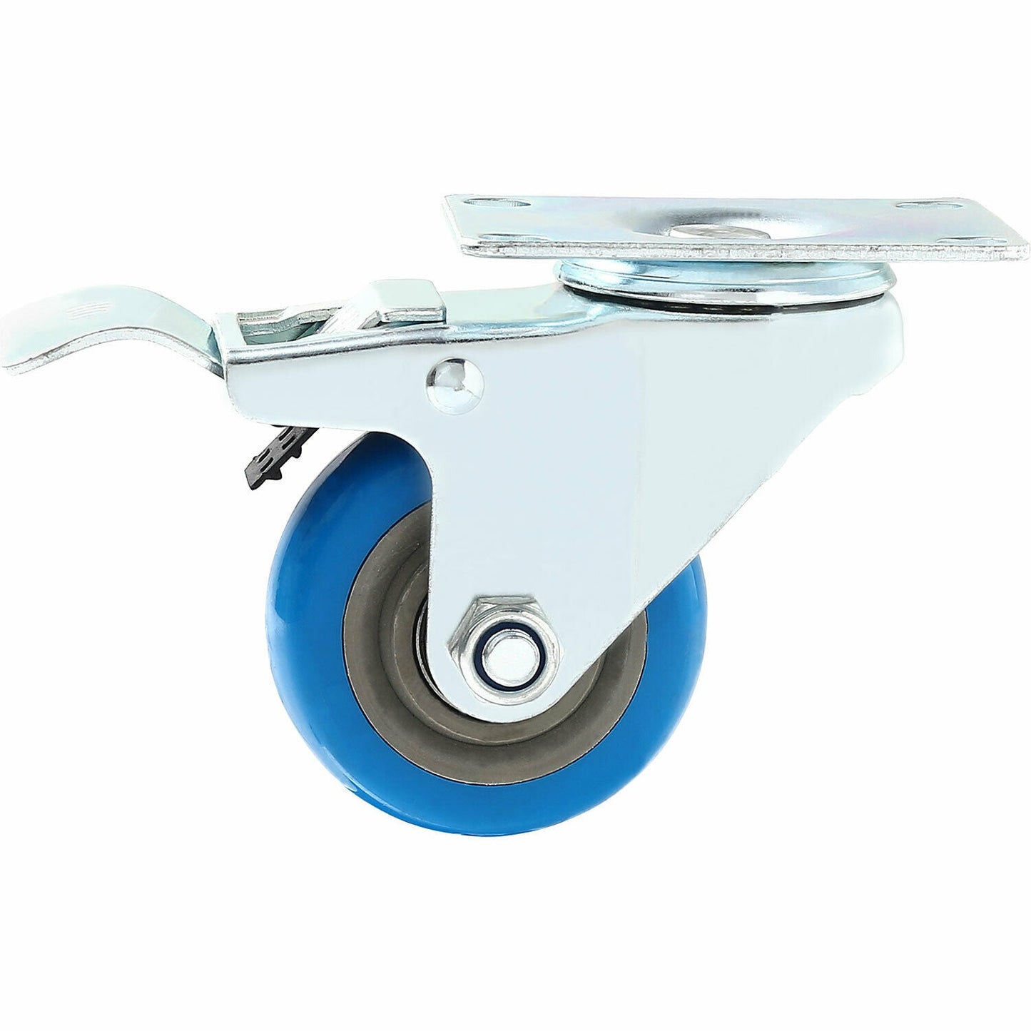 Heavy Duty Locking Polyurethane Caster Wheels 3" - Set of 4