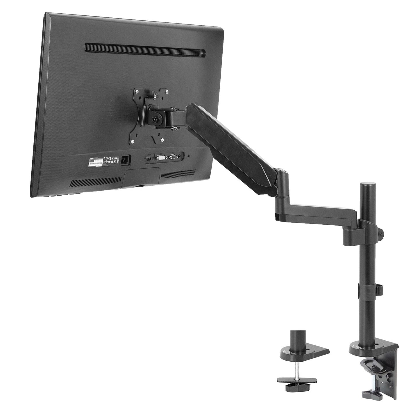 Adjustable Single Computer Desk Mounted Monitor Arm 17" - 32"