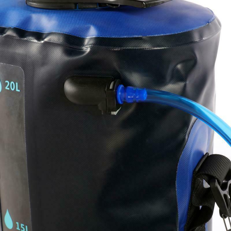 Large Outdoor Camping Solar Shower Bag With Pump