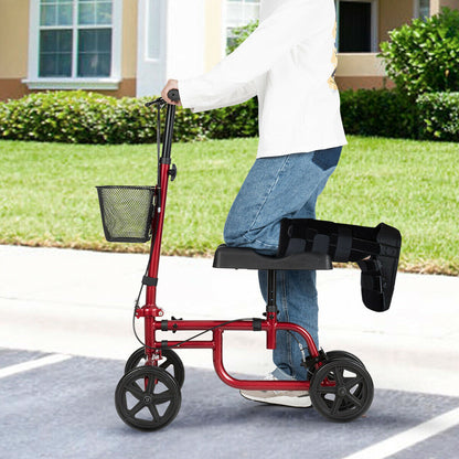 Steerable Folding All Terrain Medical Knee Walker / Scooter