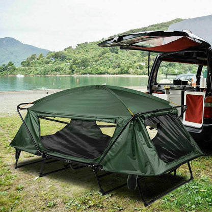 Large Folding Camping Off The Ground Double Tent Cot