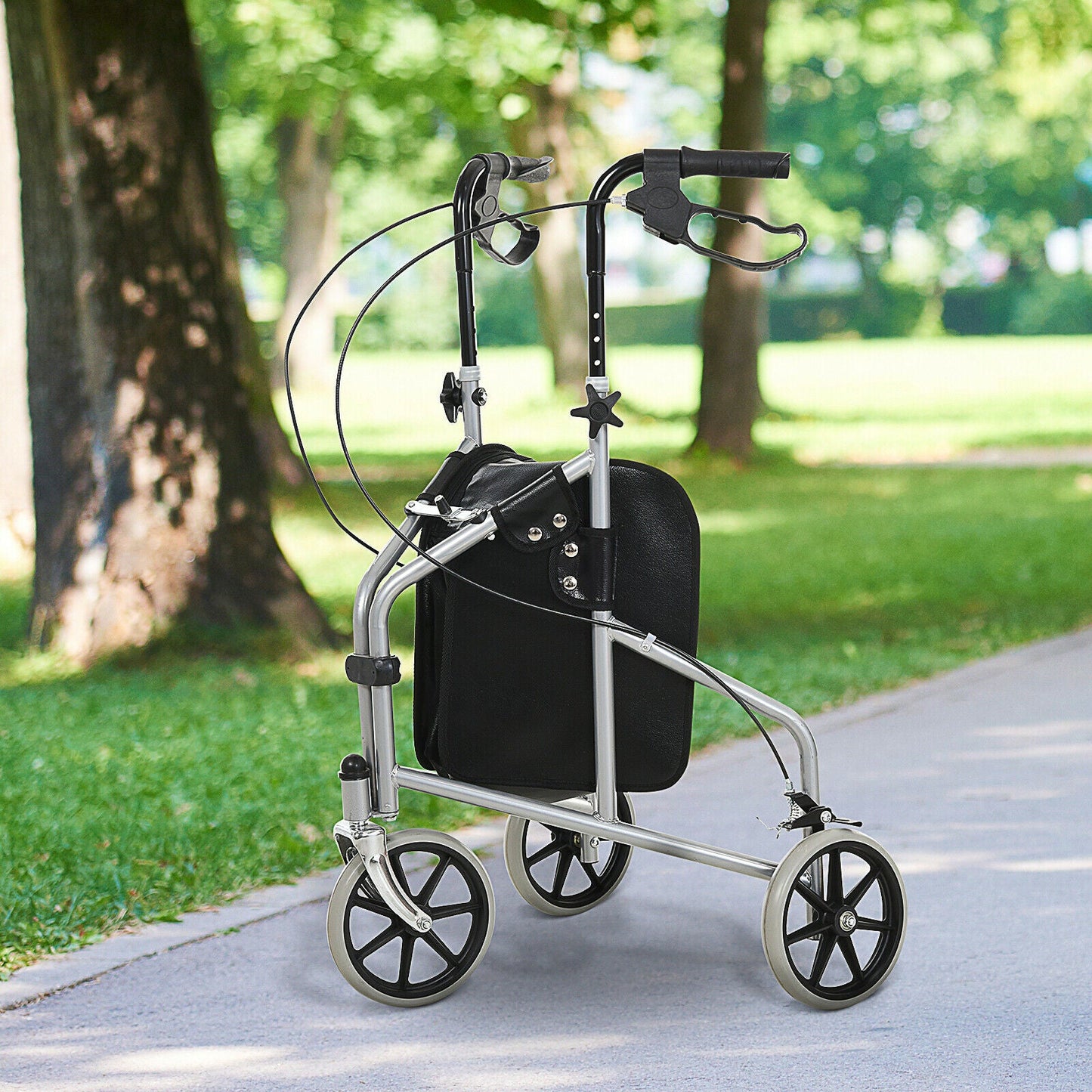 Lightweight Foldable Rolling Senior Walker With Wheels