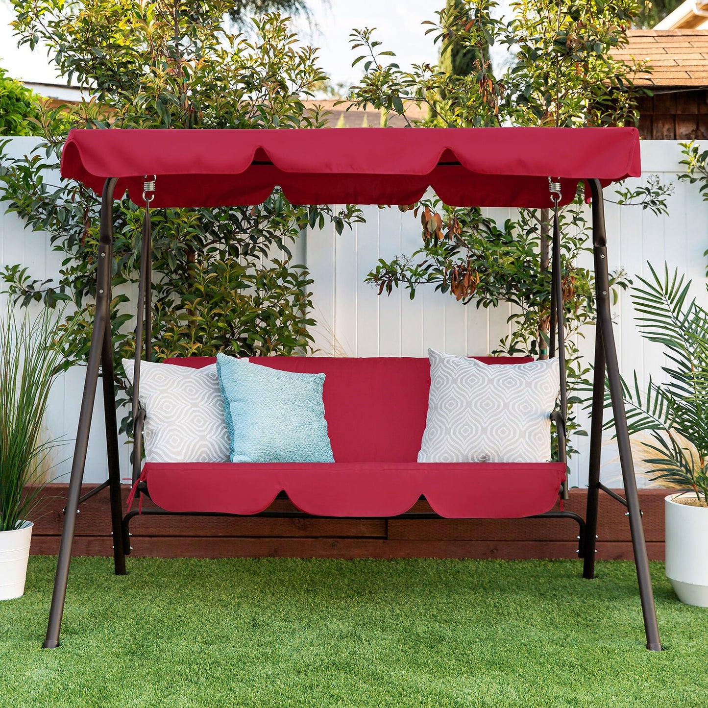 Large Spacious Hanging Patio Porch Swing Daybed