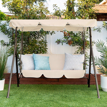 Large Spacious Hanging Patio Porch Swing Daybed