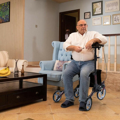 Upgraded Standing Upright Senior Straight Walker