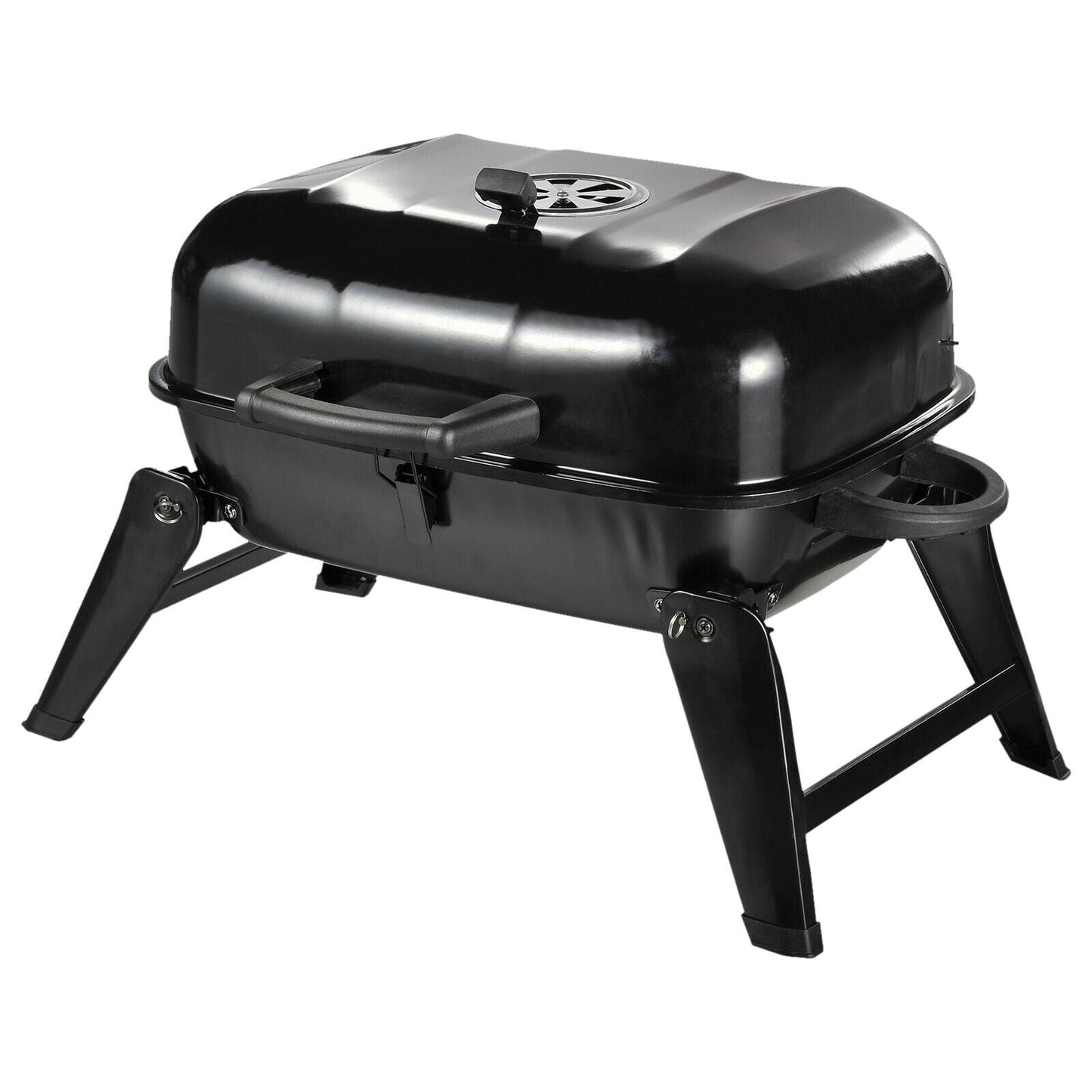 Portable Compact Outdoor Tabletop Backyard Charcoal BBQ Grill