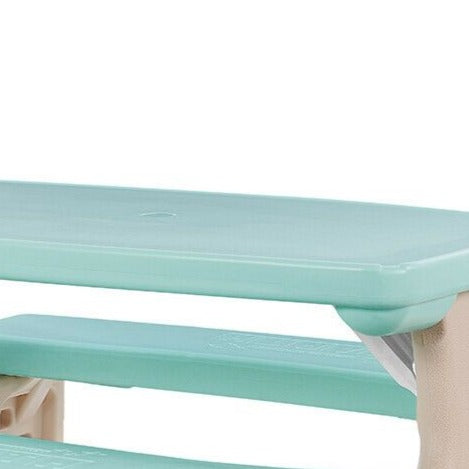 Large Kids Outdoor Plastic Picnic Bench Table