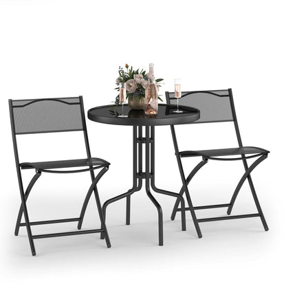 Outdoor Patio Table And Chair 3 Piece Bistro Set