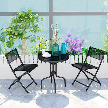 Outdoor Patio Table And Chair 3 Piece Bistro Set