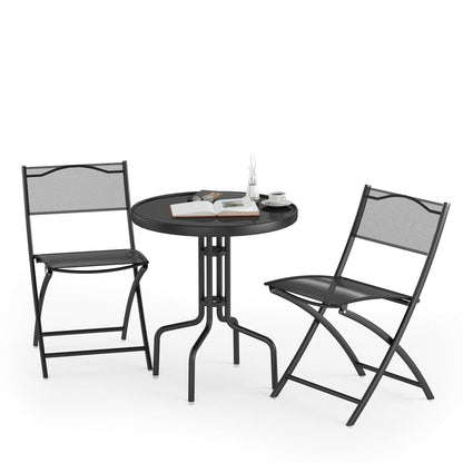 Outdoor Patio Table And Chair 3 Piece Bistro Set