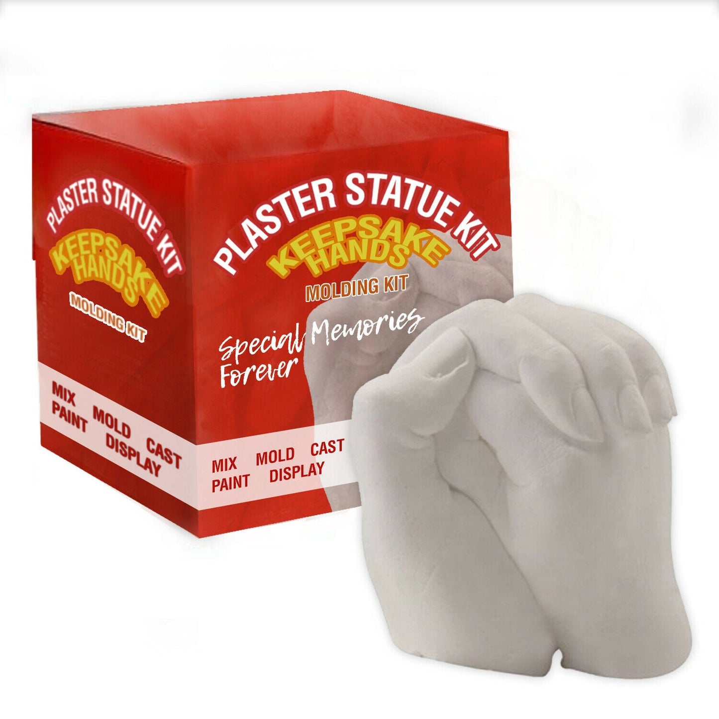 Deluxe Hand Mold Sculpture Plaster Casting Kit