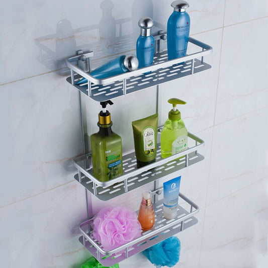 Wall Mounted Bathroom Shower Caddy Storage Shelf