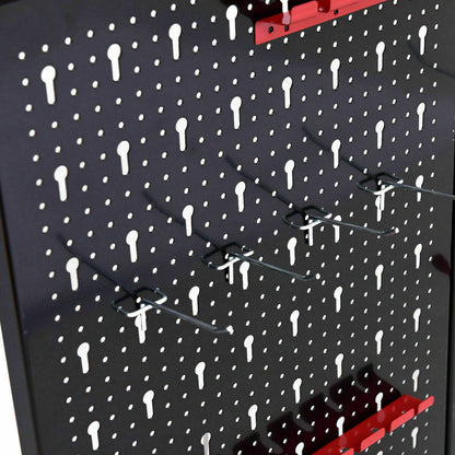 Large Garage Wall Tool Organizer Metal Pegboard 24" x 48"